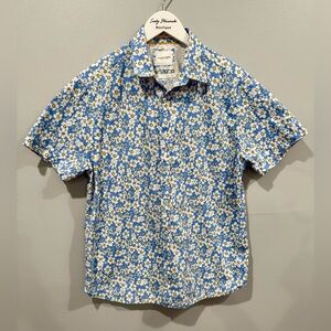 Denim & Flower Blue Daisy Floral Button-Up Shirt Men's
Size L